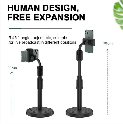 Stand Holder For Phone, Clip Bracket Table Cell Phone Support Holder Mount For Live Broadcast