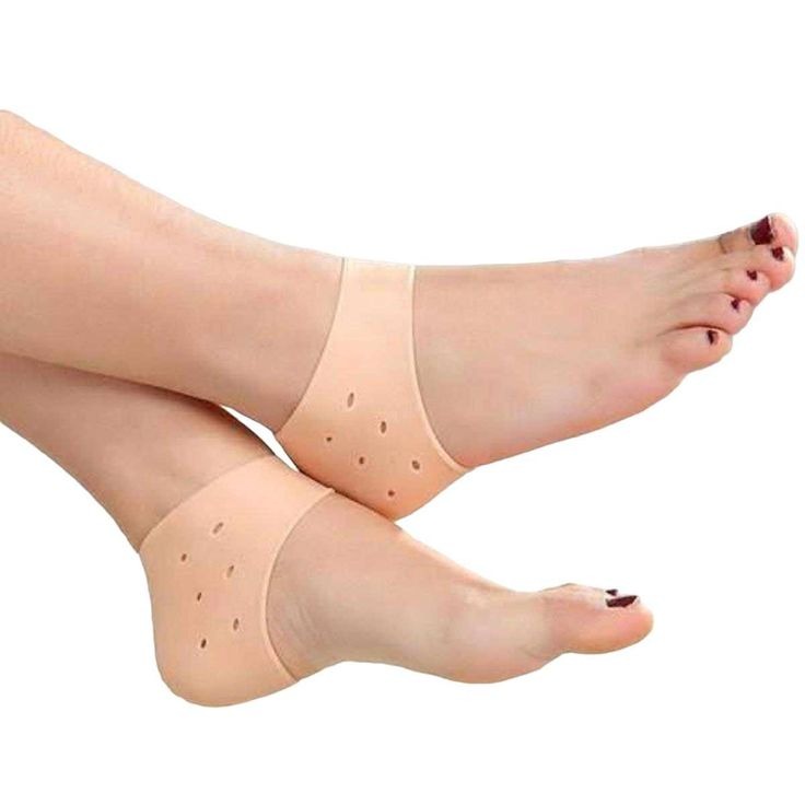 1 Pair Silicone Gel Heel Pad Socks