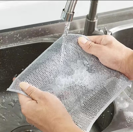 4 pc  Dish cloth silver