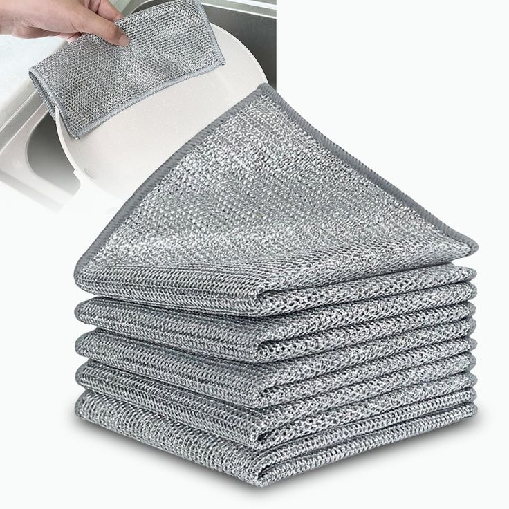 4 pc  Dish cloth silver